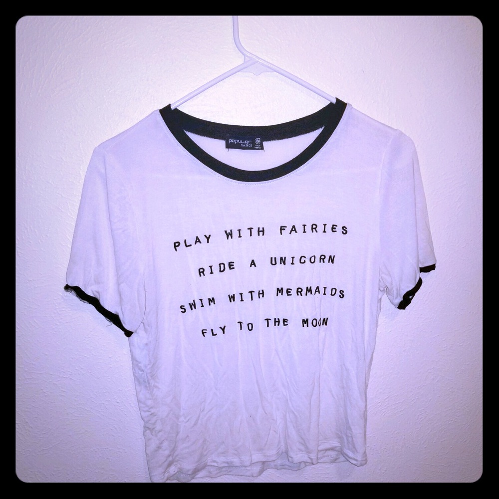 Crop top t-shirt